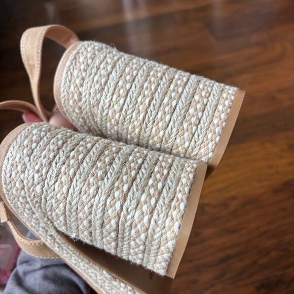 Dolce Vita Women’s Walley Heeled Sandal Sz 9 Espadrille Block Heel - Picture 7 of 11